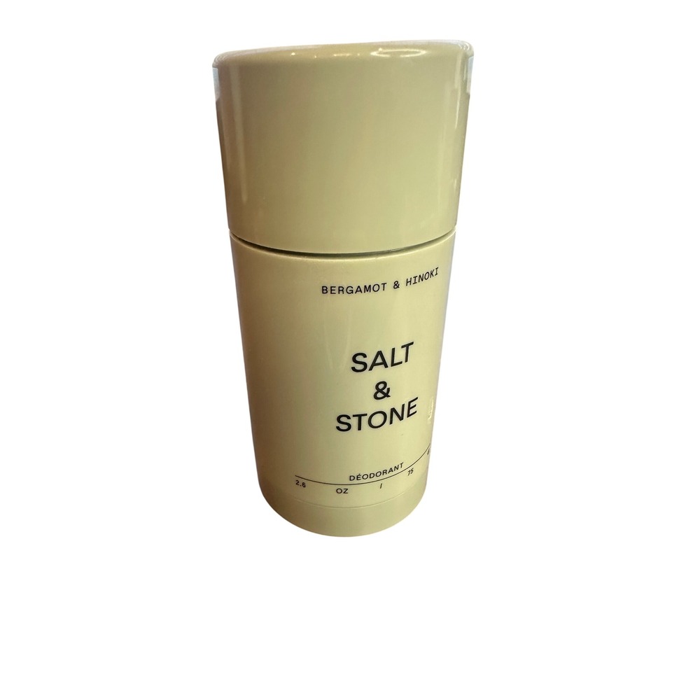 Salt & Stone Bergamot & Hinoki Natural Deodorant 2.6oz 75g Aluminum Free